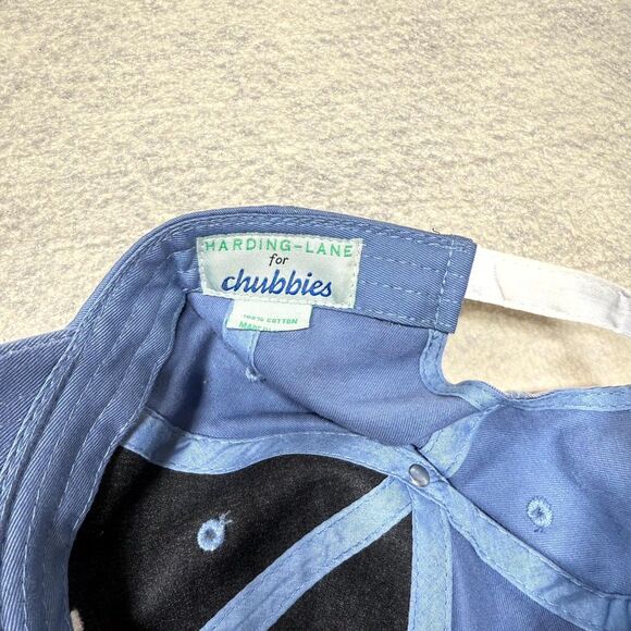 chubbies Harding-Lane Adjustible Mens Baseball Cap Blue - Picture 7 of 8